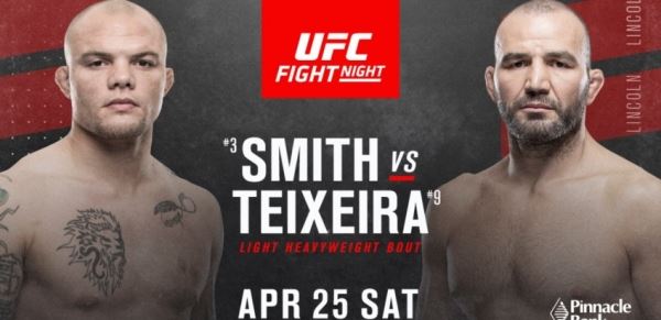 Тейшейра – Смит, Джонсон – Дэнэм и еще 3 боя пополнили кард UFC on ESPN+ 31